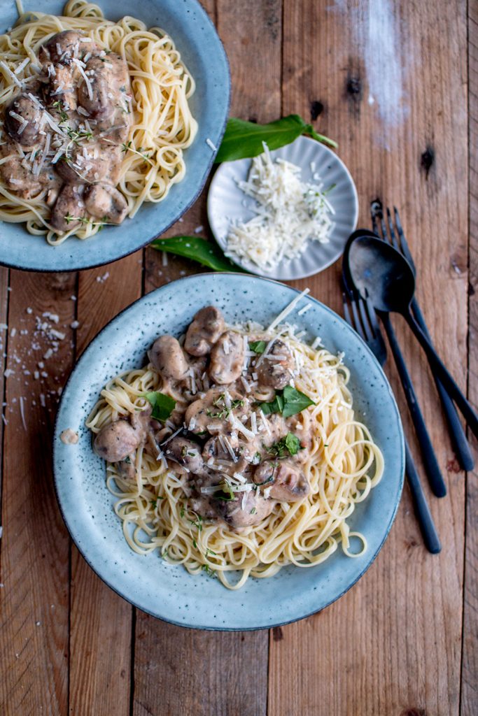 B Rlauch Pilz Pasta Seelenfutter Im Fr Hling Knusperst Bchen