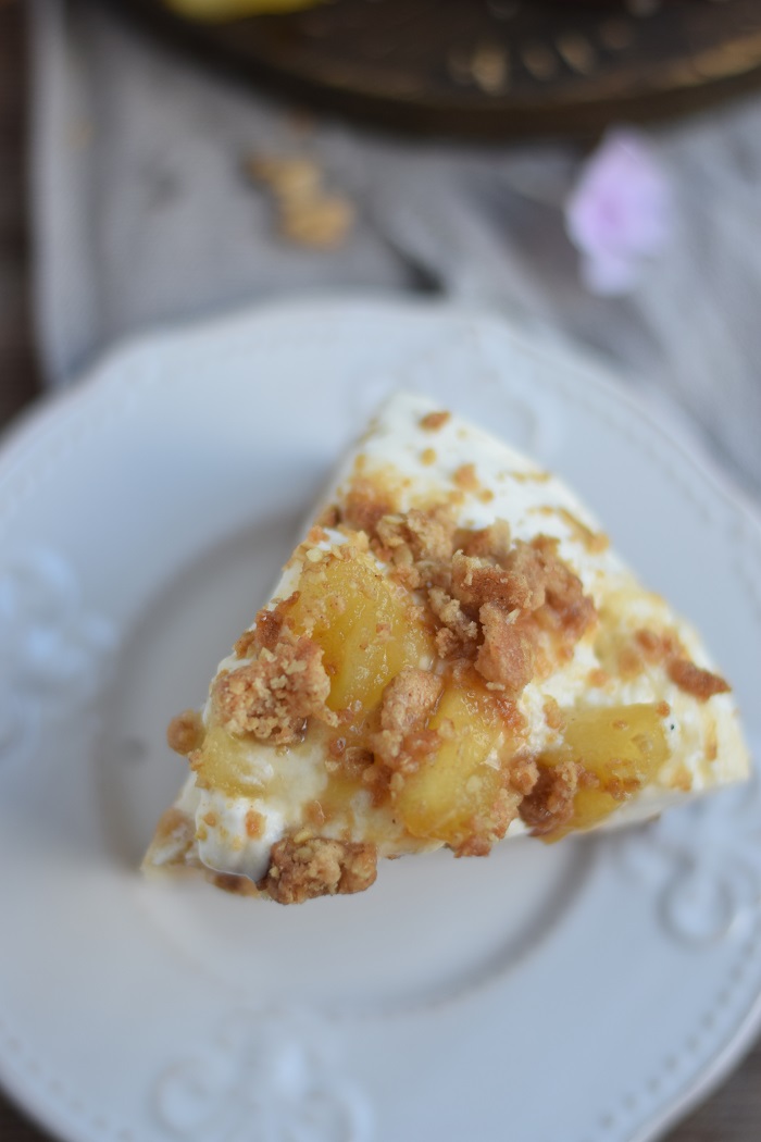 Knuspriger Apfel-Crumble-Kuchen mit Vanille 16