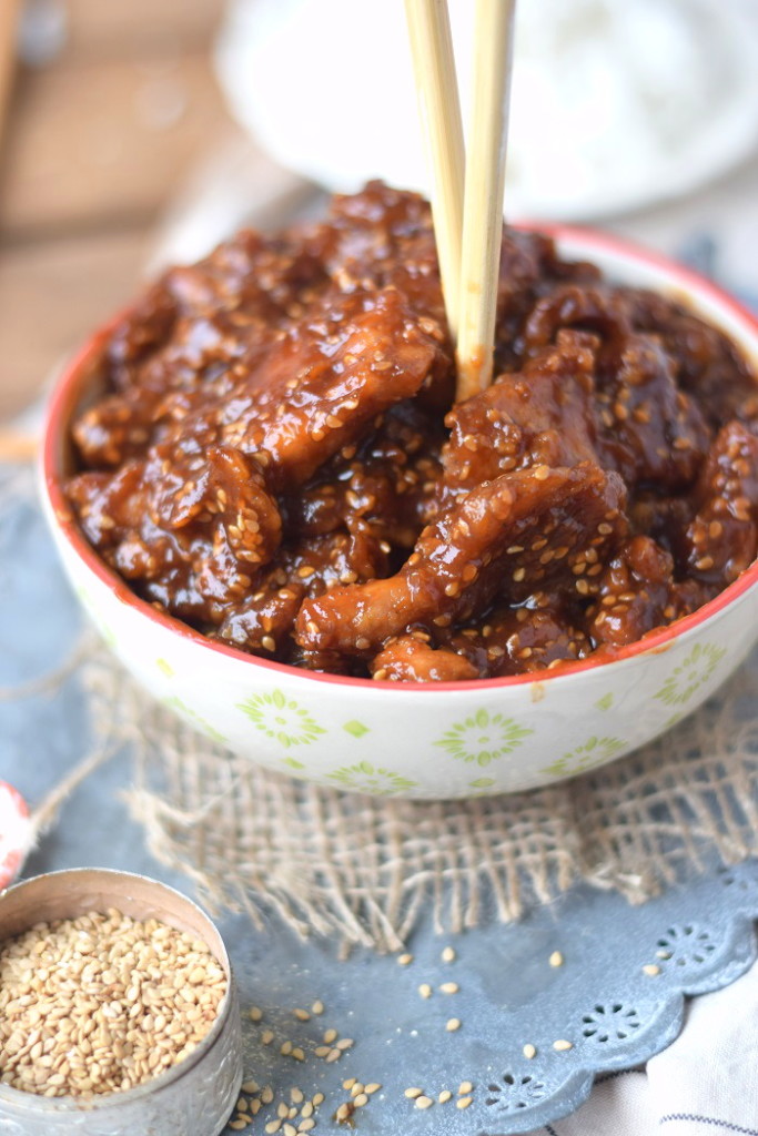 Honig Sesam Hühnchen - Honey Sesame Chicken Recipe #dinner #dinnertime