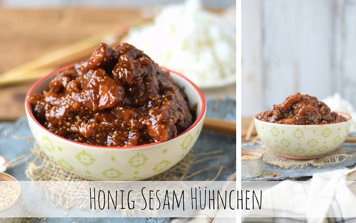 Honig Sesam Hühnchen - Honey Sesame Chicken Recipe #dinner #dinnertime