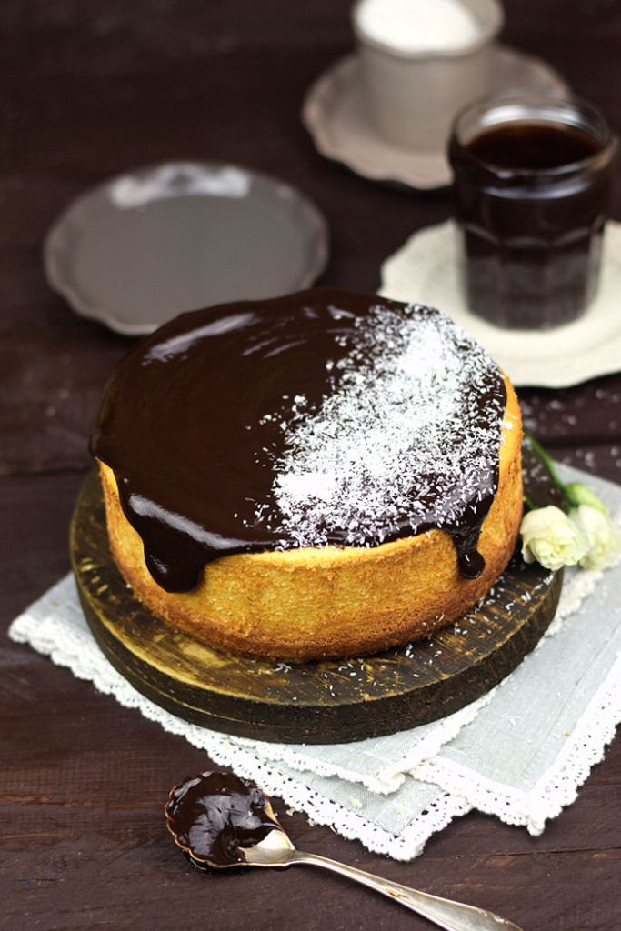 Kokos Schokoladen Cheesecake - Coconut Chocolate Cheesecake
