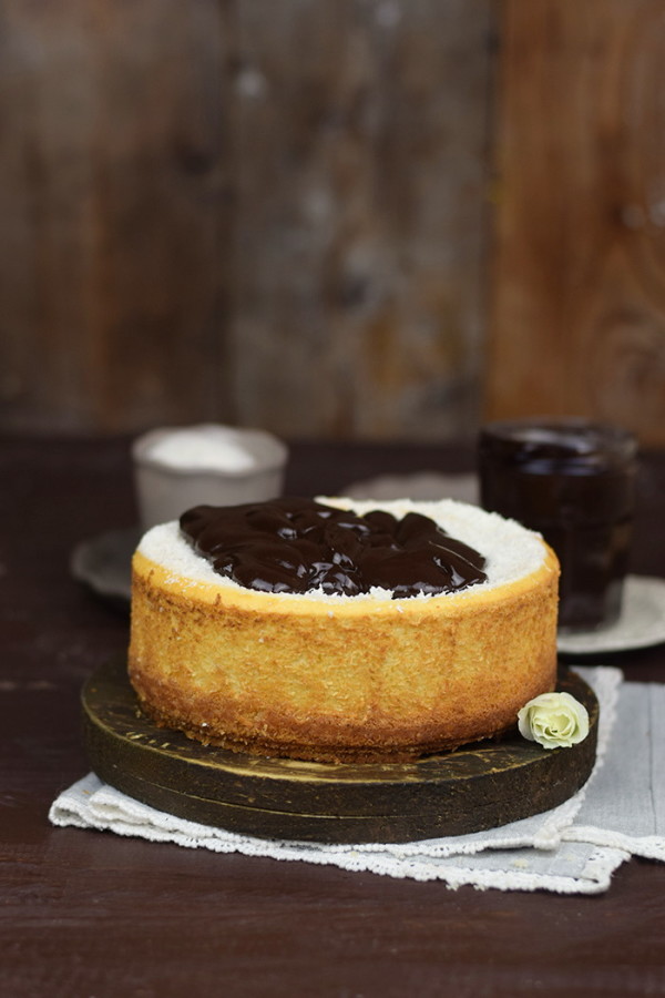 Kokos Schokoladen Cheesecake - Coconut Chocolate Cheesecake