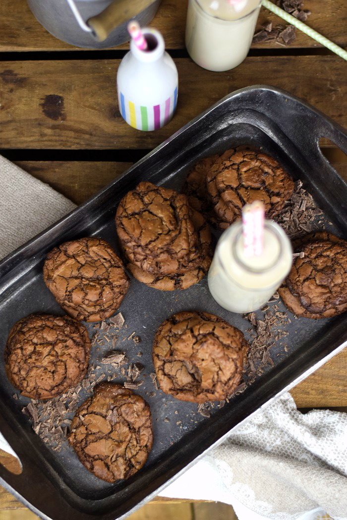 Schokoladige Saftige Brownie Cookies - Chocolate Brownie Cookies (10)