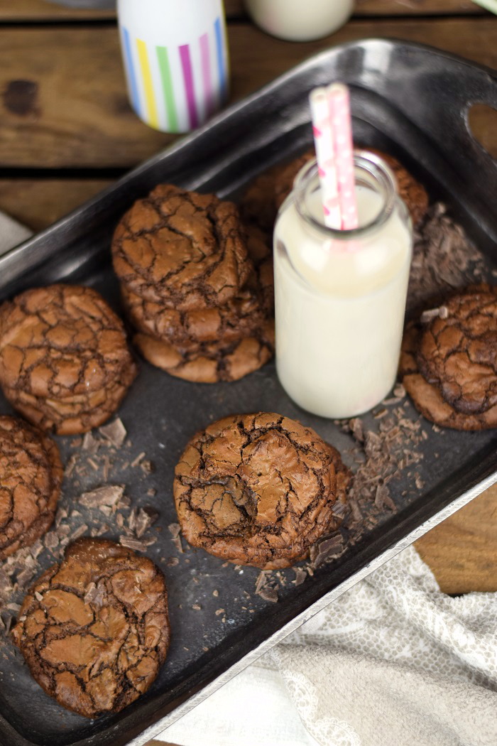 Schokoladige Saftige Brownie Cookies - Chocolate Brownie Cookies (11)