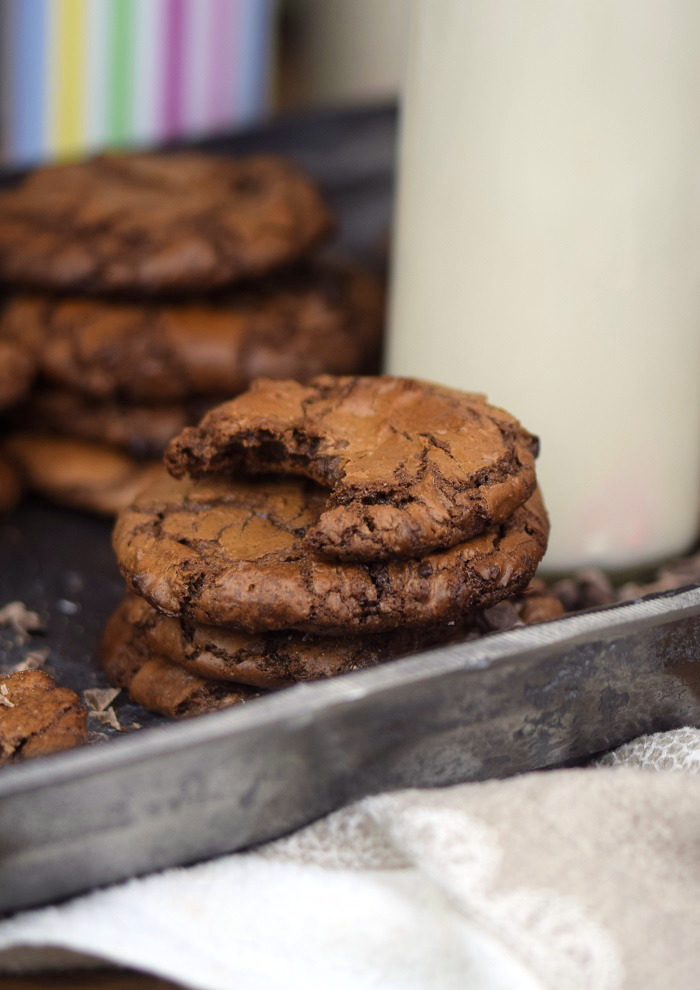 Schokoladige Saftige Brownie Cookies - Chocolate Brownie Cookies (14)