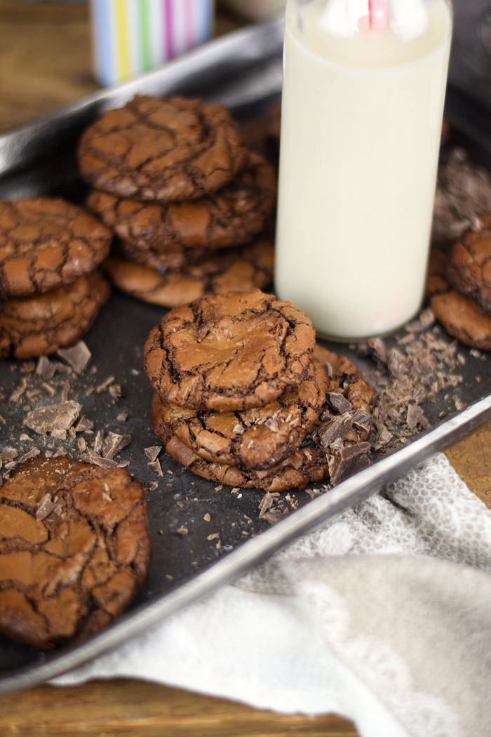 Schokoladige Saftige Brownie Cookies - Chocolate Brownie Cookies (2)