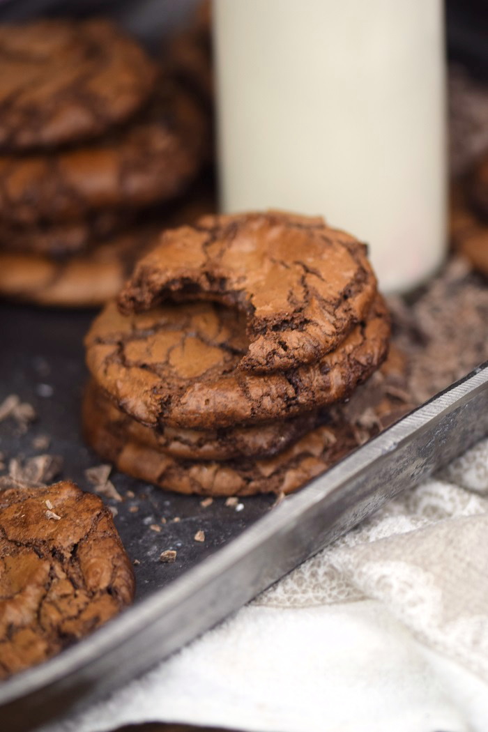 Schokoladige Saftige Brownie Cookies - Chocolate Brownie Cookies (6)