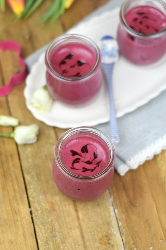 Brombeer Joghurt Mousse - Berry Yogurt Mousse (4)