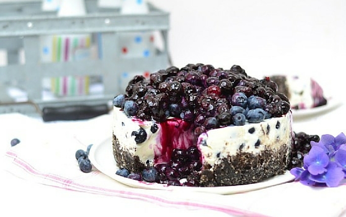 Blaubeer Joghurt Törtchen – No Bake