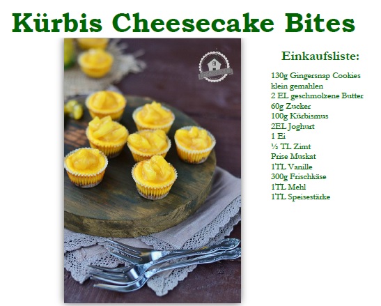 Rezept Cheesecake Bites