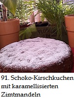 91Schoko-Kirschkuchen mit karamellisierten Zimtmandeln von Marvin