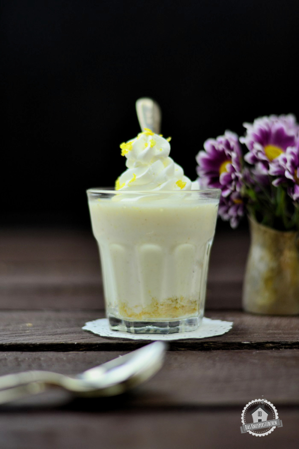 No bake cheesecake im glas mit oreo mokka oder zitrone