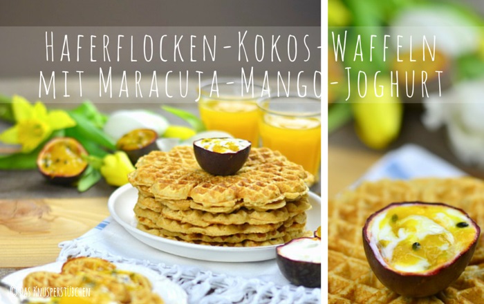 Frühstückswaffeln mit Maracuja-Mango-Joghurt – Breakfastival