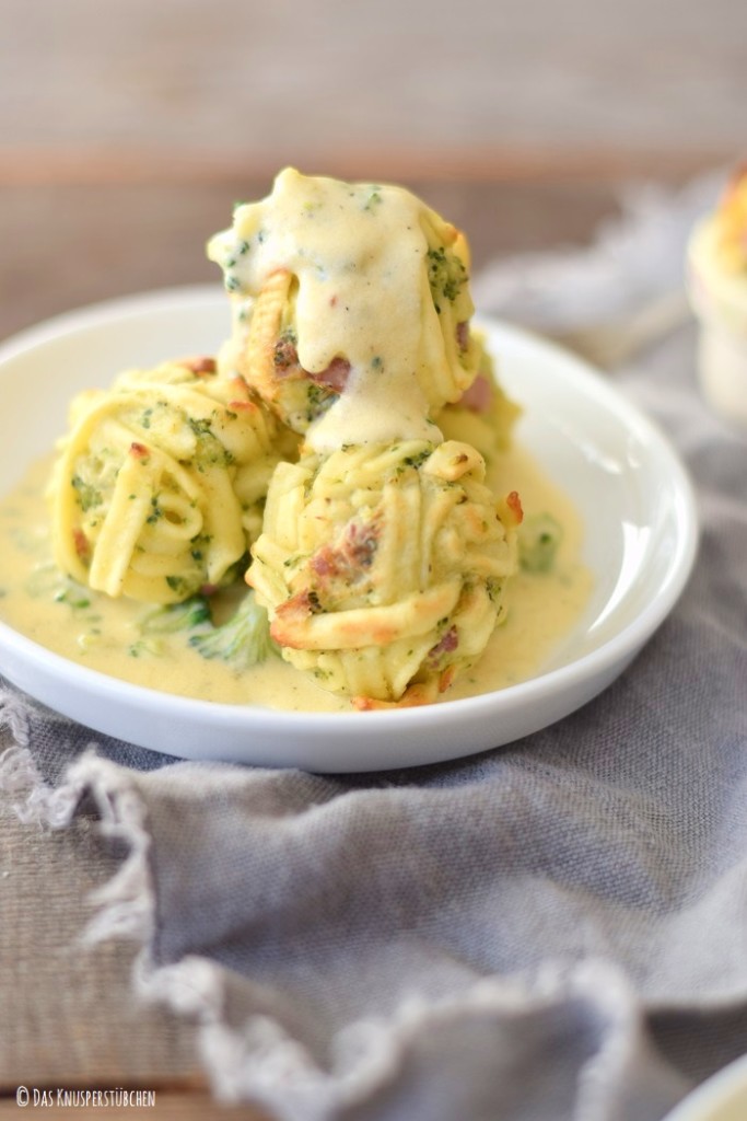 Spätzle Bällchen Carbonara