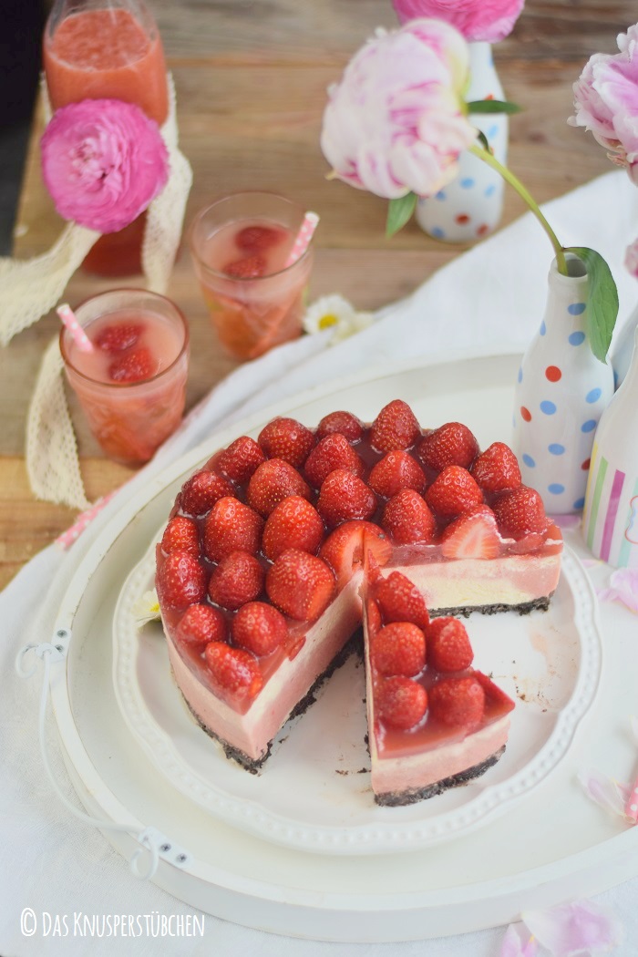 Erdbeer Katamell Cheesecake 20