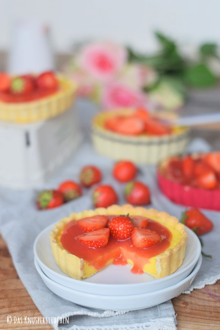 Erdbeer Pudding Tartelette 12