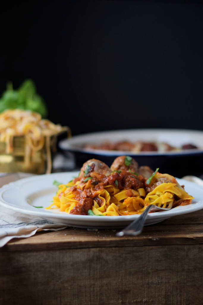 Hackbällchen mediterran mit Tomate und Mozzarella ⋆ Knusperstübchen