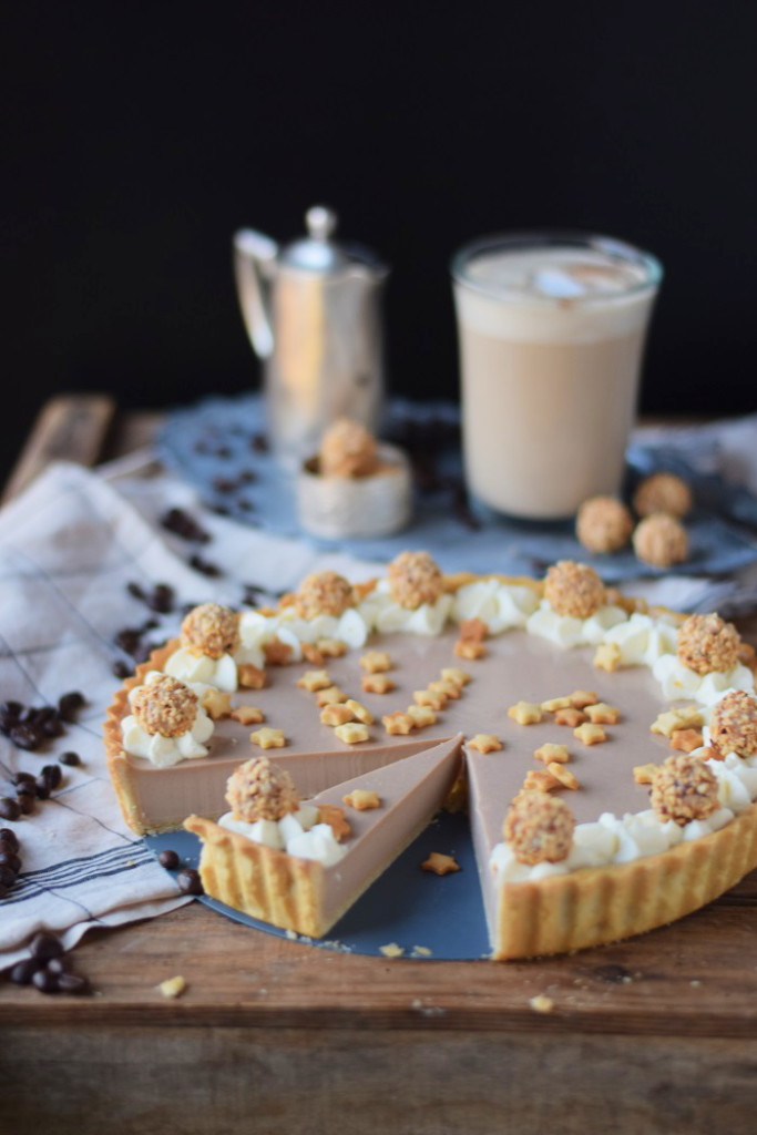 Nougat Baileys Tarte und ein Baileys Latte