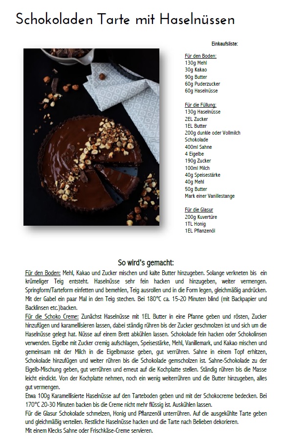 Schokoladen Haselnuss Tarte - Chocolate Hazelnut Tart #chocoholics #schokolade #chocolate Rezept