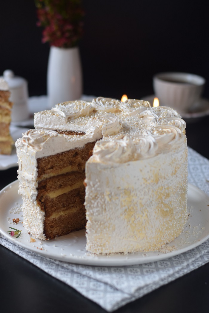 Bratapfel Creme Torte - Baked Appfel Birthday Cake (19)