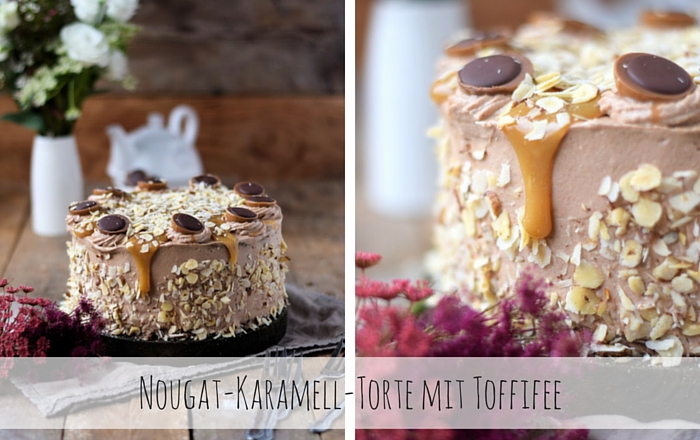 Toffifee Nougat-Karamell-Torte