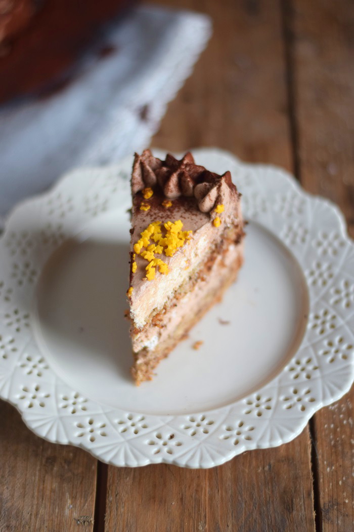 Nougat Marzipan Mousse Torte - Chocolate Marzipan Cake (19)
