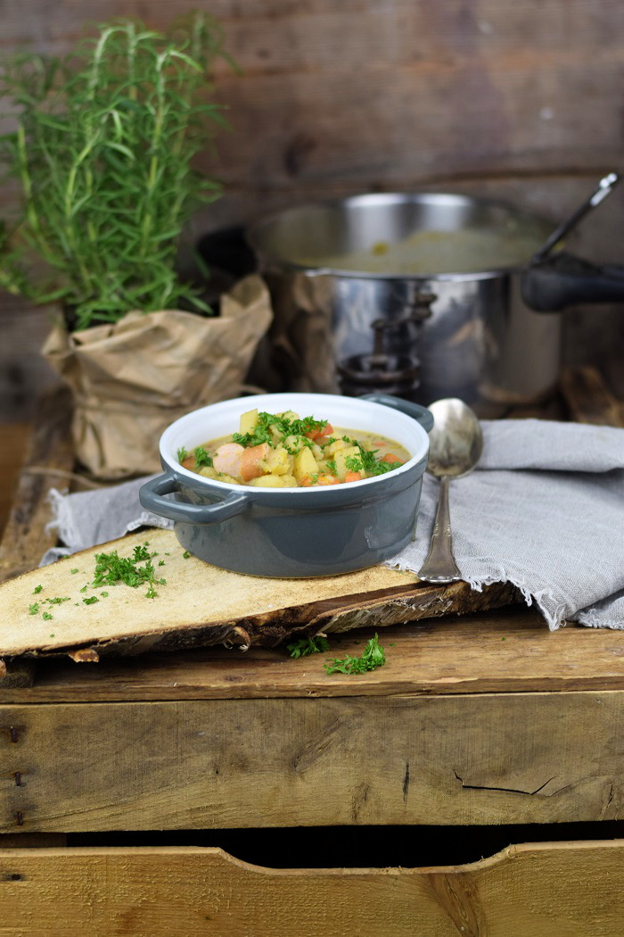Grundrezept Gemuesebruehe & Kartoffelsuppe - Vegetable stock and Potato Soup (2)