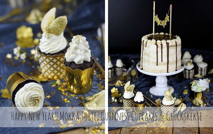 Mokka Torte, Guinness Cupcakes & Glückskekse – Happy New Year!!