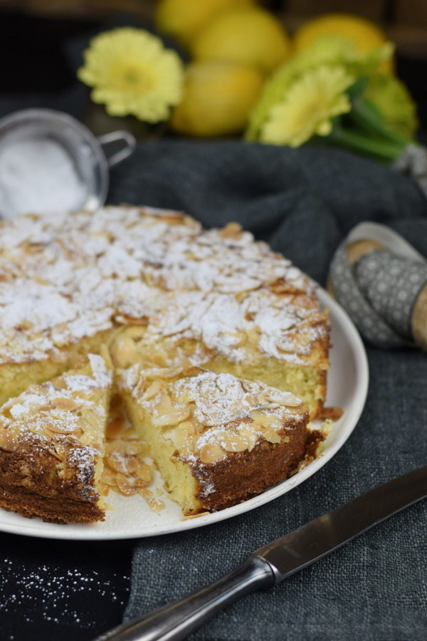 Zitronen Mandelkuchen Glutenfrei - Lemon Almond Cake Glutenfree