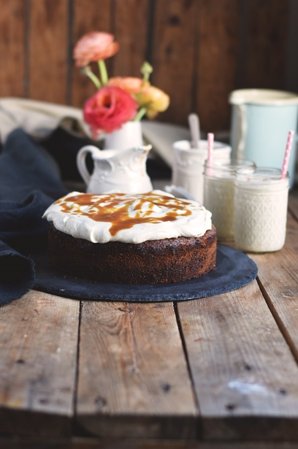 Karamell Joghurt Kuchen &amp; Karamell Smoothie - Caramel Yogurt Cake ...