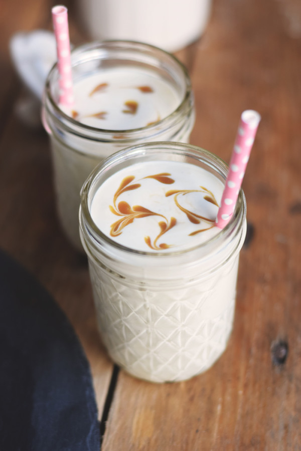 Karamell Joghurt Kuchen & Karamell Smoothie Caramel Yogurt Cake