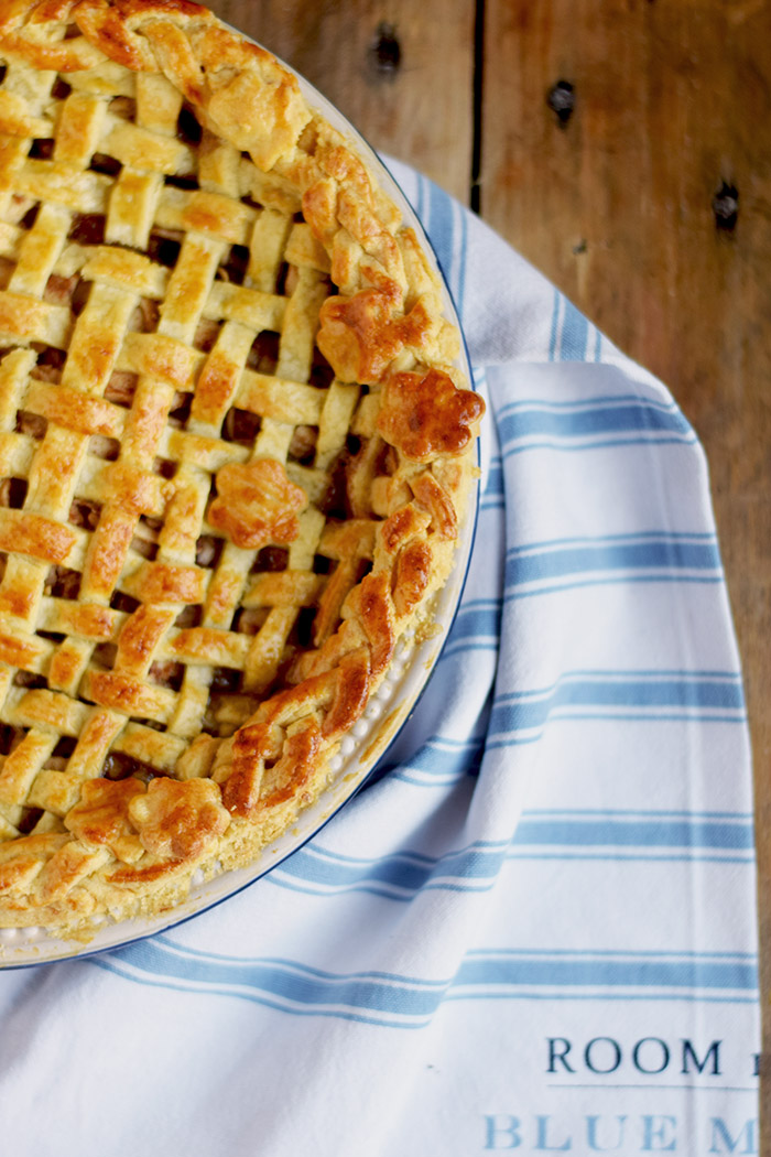 Lattice Apple Pie - Apfelkuchen mit knuspriger Gitter Decke (4)