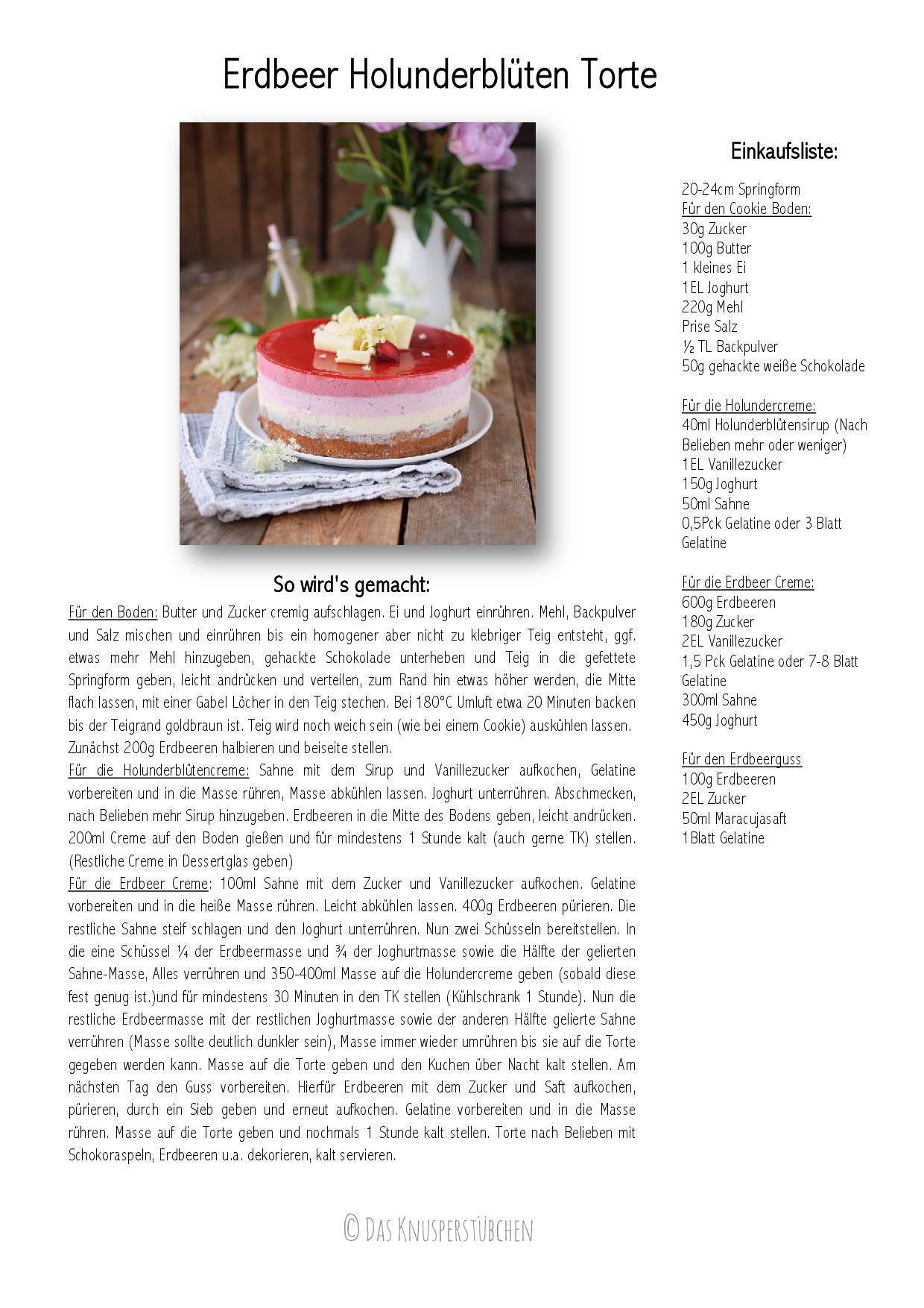 Erdbeer Holunderblueten Torte-001