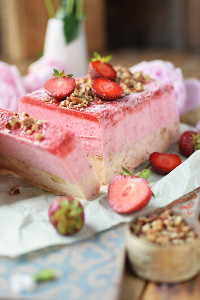 Erdbeer Pfirsich Parfait -Strawberry Peach Parfait Erdbeer Pfirsich Parfait -Strawberry Peach Parfait