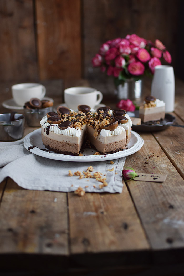 Toffifee Karamell Eis Torte - Ice Cream Cake with caramel and chocolate (11)