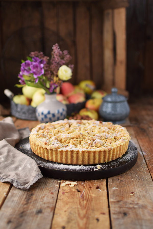 Apfel Streusel Kuchen - Apple Crumble Cake