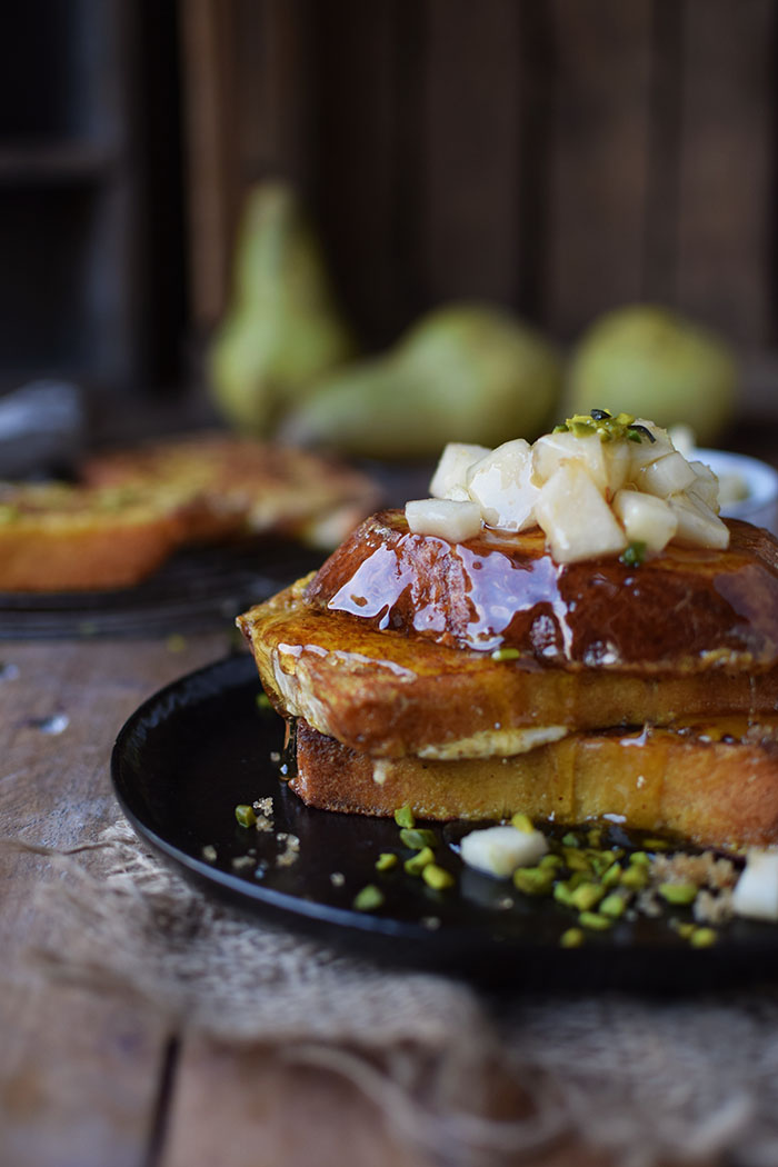 french-toast-mit-birnenkompott-honig-und-pistazien-13 ⋆ Knusperstübchen