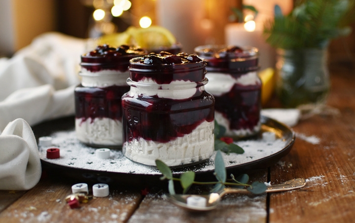 Glühwein-Mousse-Dessert: Merry Christmas