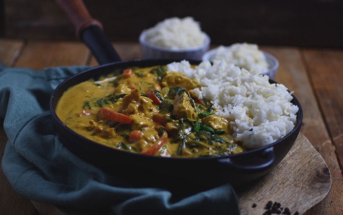 Chicken-Spinat-Curry: Seelenfutter leicht gemacht