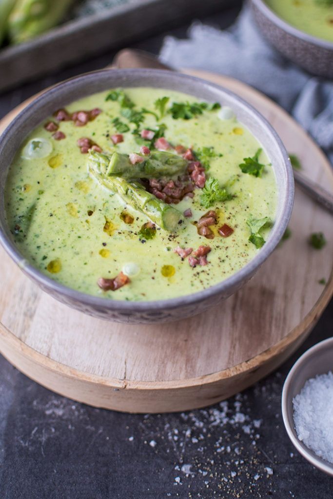 Grüne Spargel-Creme-Suppe ⋆ Knusperstübchen