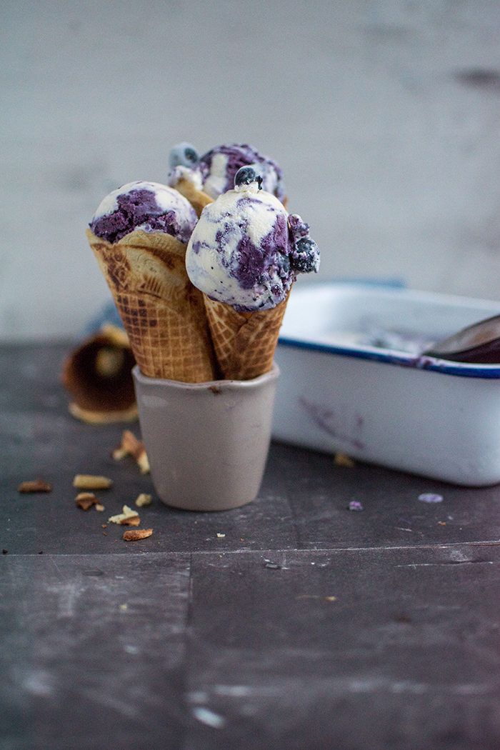 Blueberry-Cream-Eis: Sommerliebling ⋆ Knusperstübchen