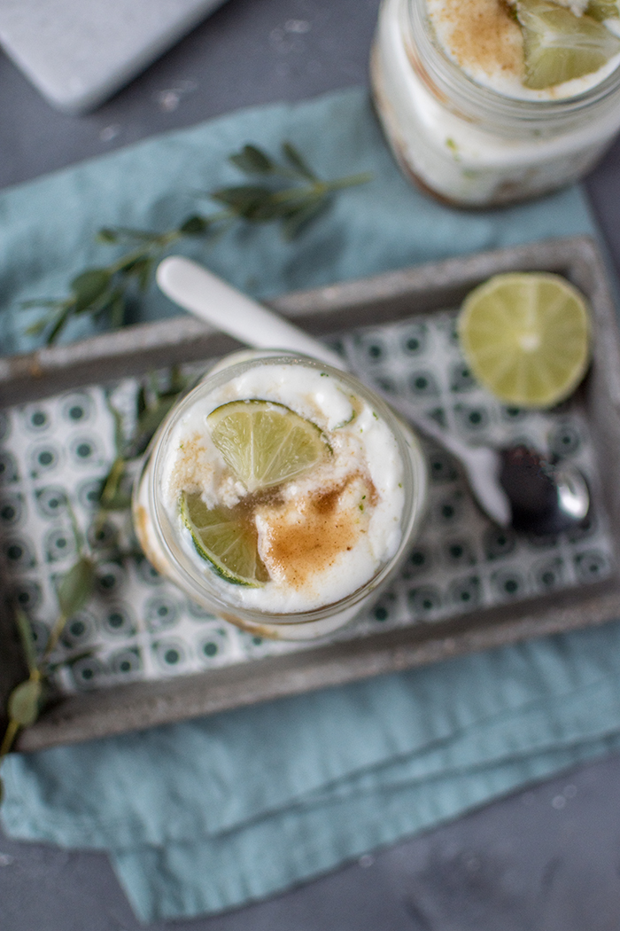 Caipirinha als Dessert - Limetten Joghurtcreme ⋆ Knusperstübchen