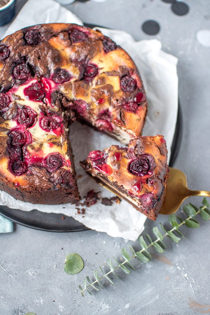 BrownieQuarkKirschkuchen Ein Upgrade für die Donauwelle ⋆