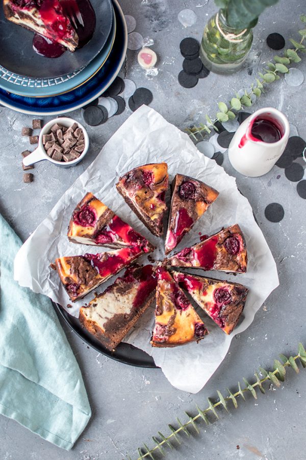 BrownieQuarkKirschkuchen Ein Upgrade für die Donauwelle ⋆