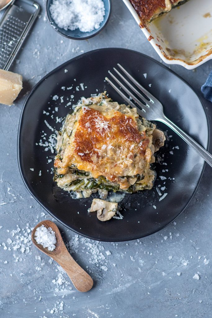 Spinat-Lasagne mit Pilzen: Vom Ofen direkt zum Lieblingsessen ⋆ ...