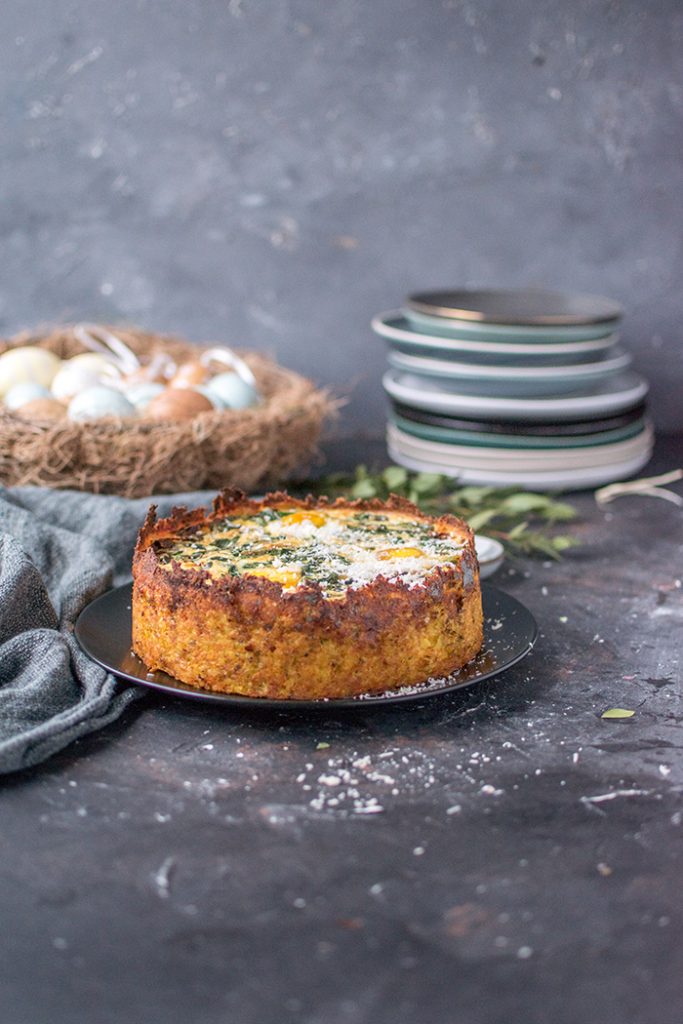 Kartoffel-Nest-Quiche: Besser spät als nie ⋆ Knusperstübchen