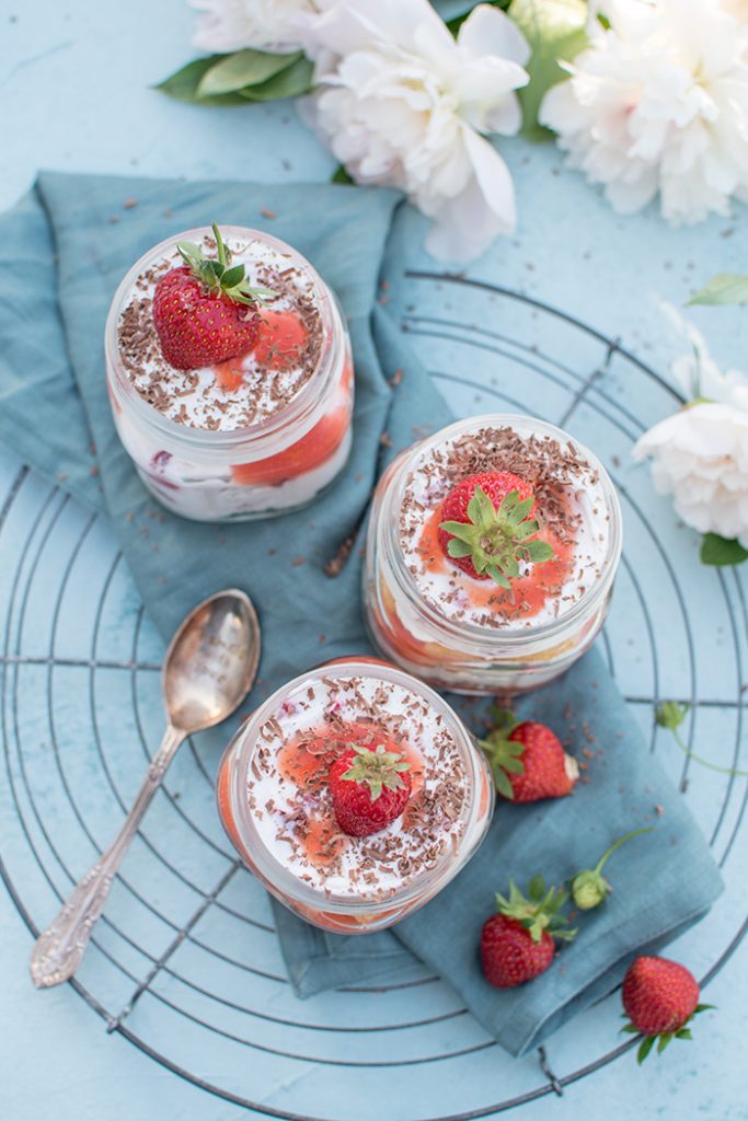 Erdbeer-Joghurt-Tiramisu Sommer Dessert (13) ⋆ Knusperstübchen