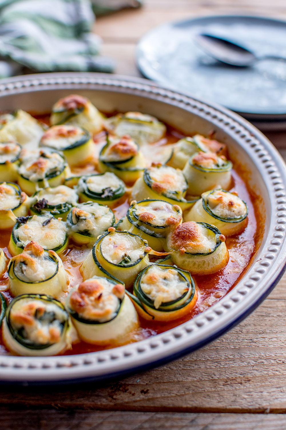 Zucchini-Cannelloni mit Ricotta-Spinat-Füllung: Sommer-Seelenfutter ...