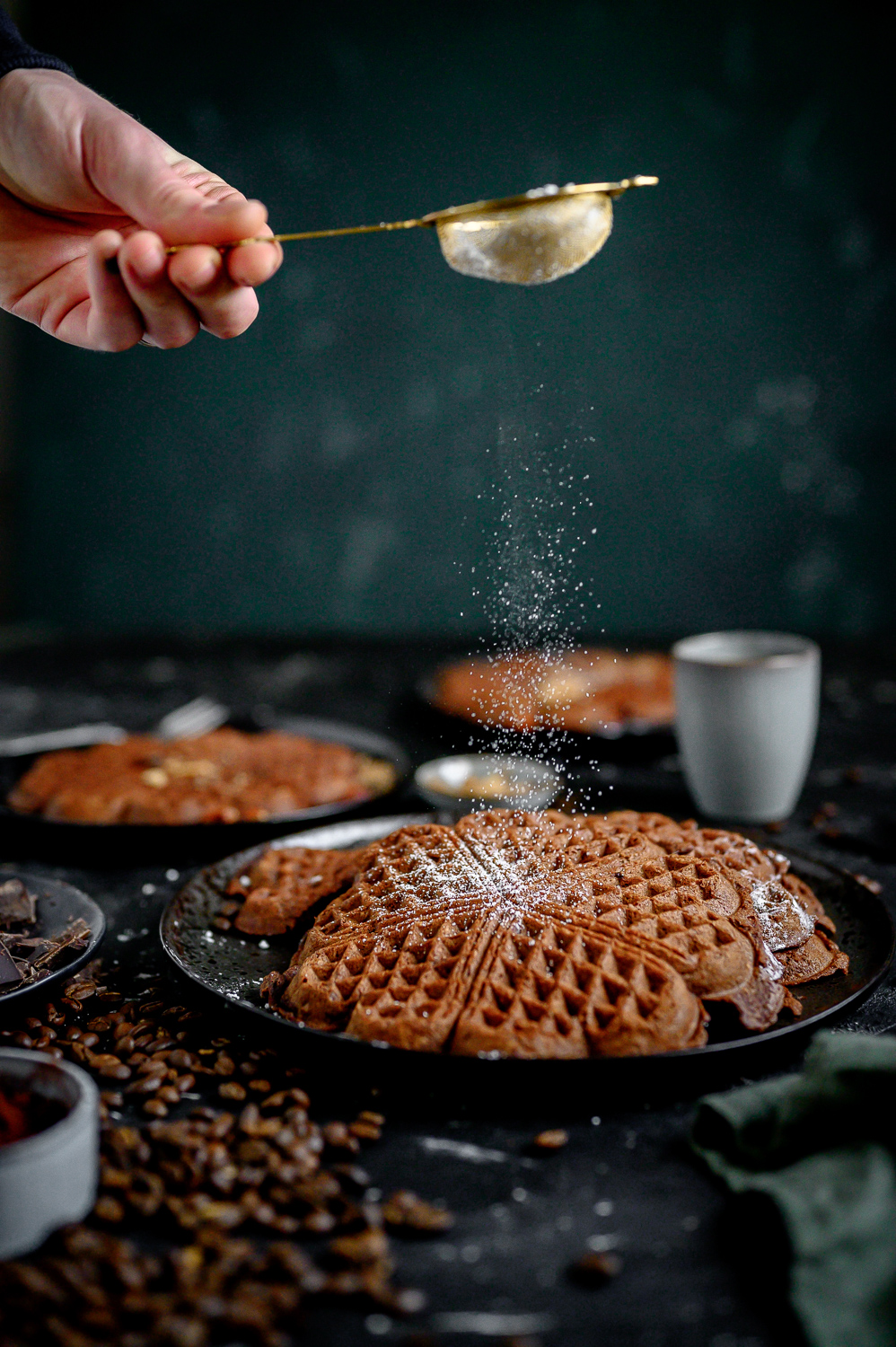 Mokka-Zimt-Waffeln ⋆ Knusperstübchen