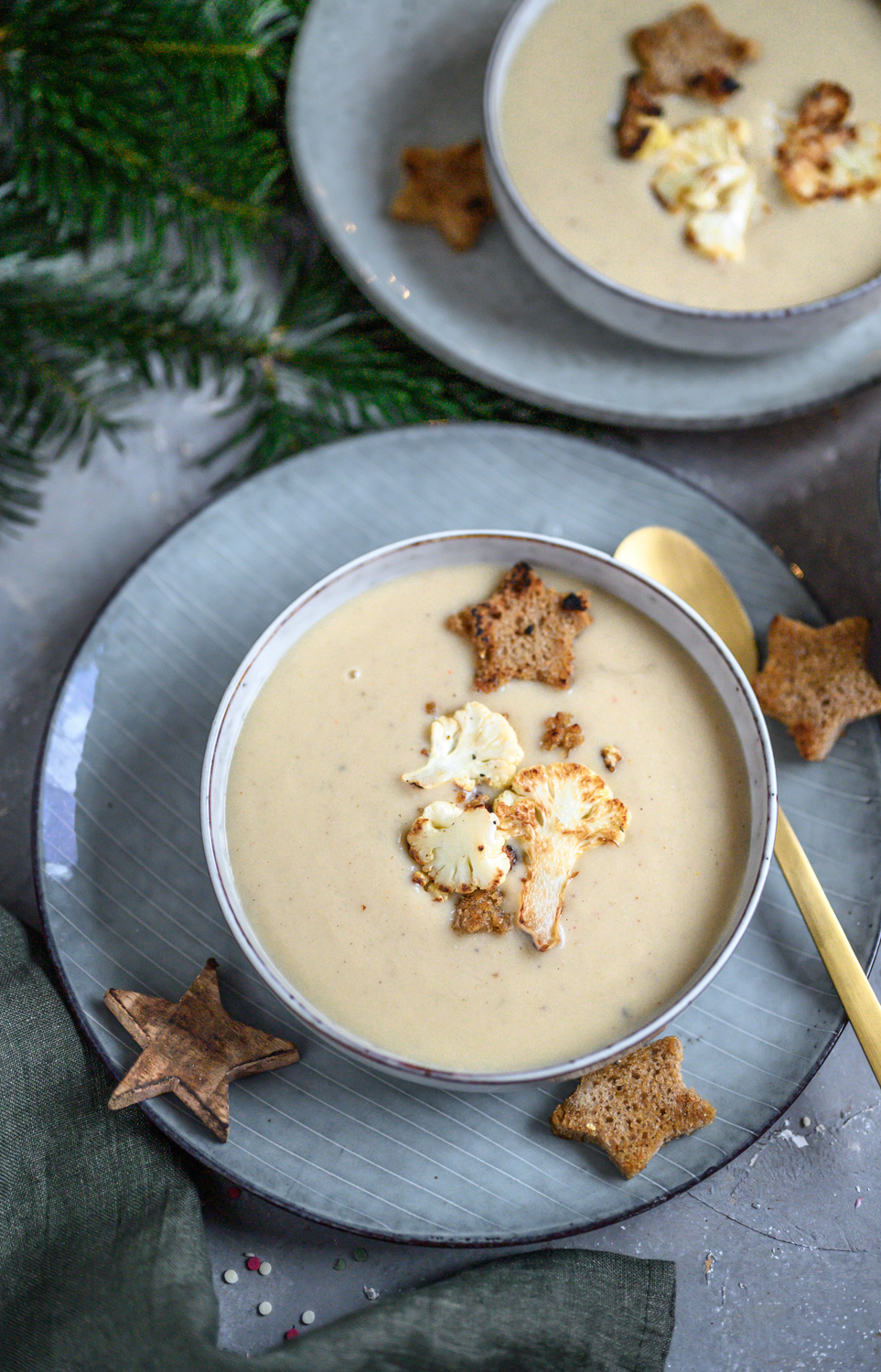 Blumenkohl-Kokos-Suppe ⋆ Knusperstübchen